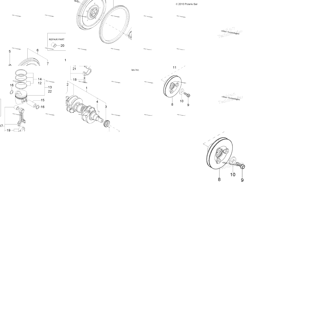 Engine, Crankshaft & Piston