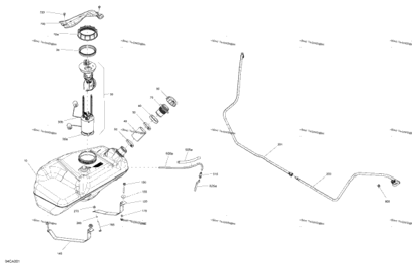 Engine - Fuel - No Evap System