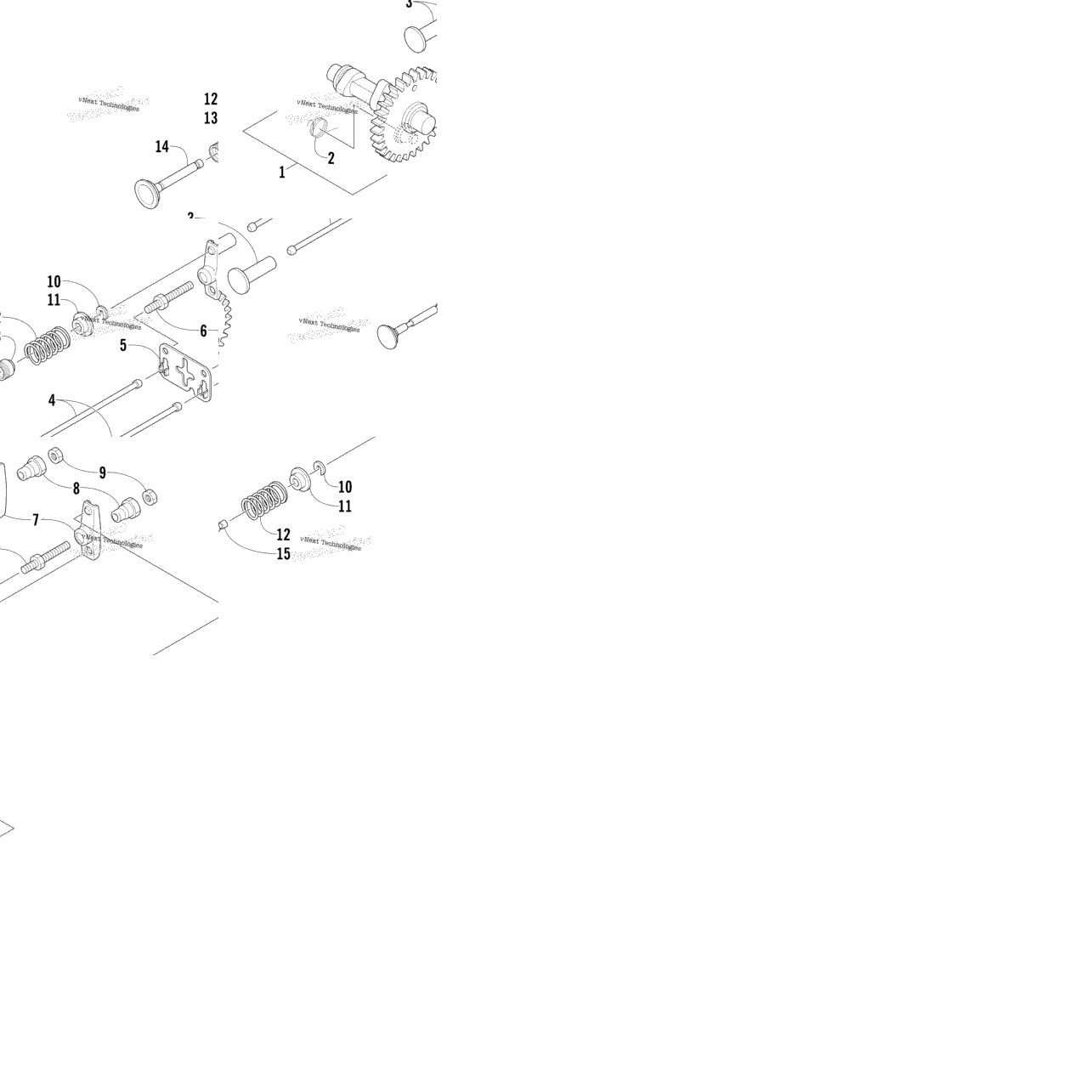 Camshaft And Valve Assembly