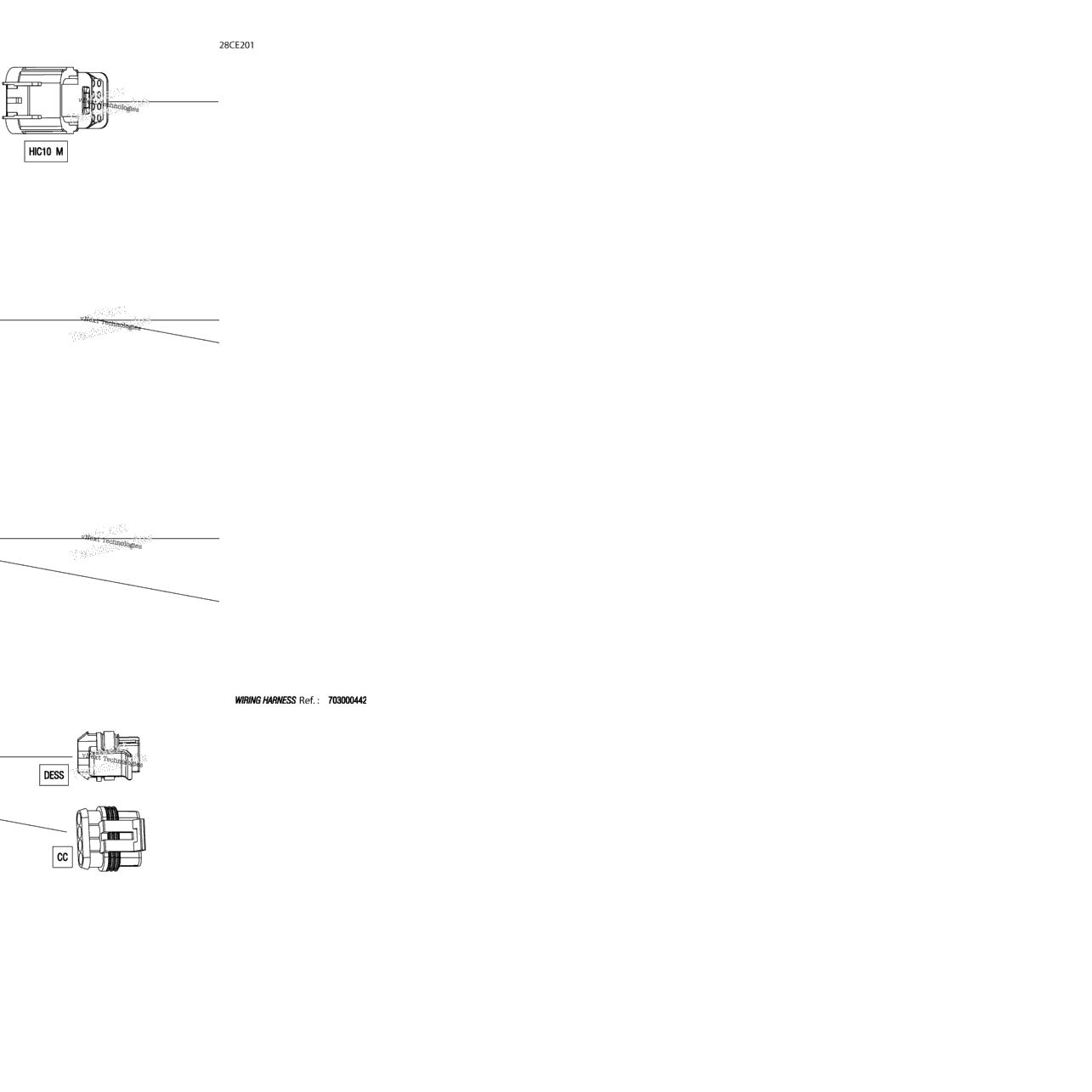 Electric - Key Wiring Harness - 710008863