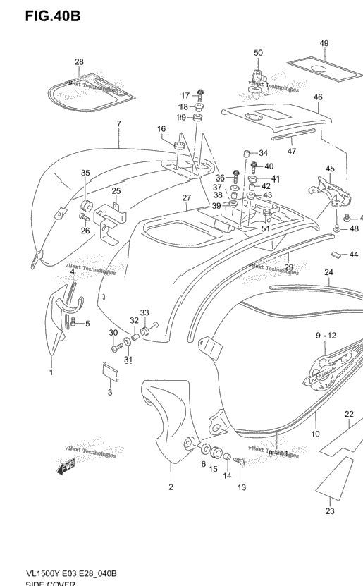 Side Cover (Model K1)