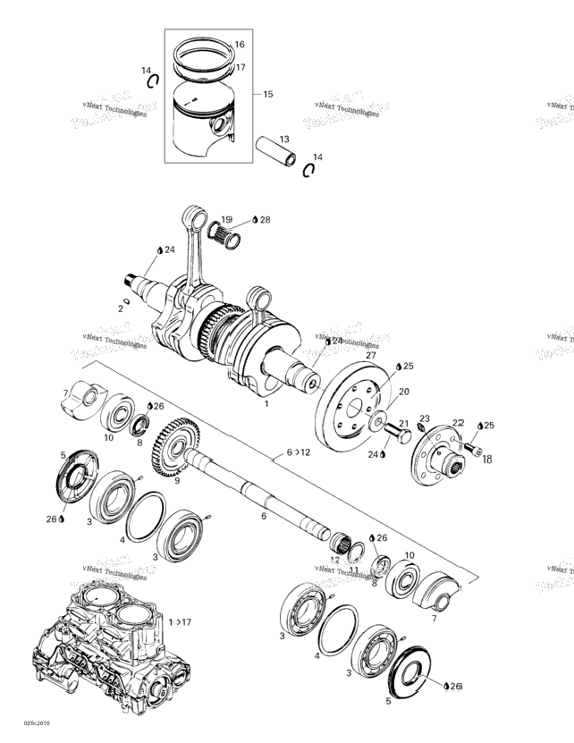Crankshaft And Pistons