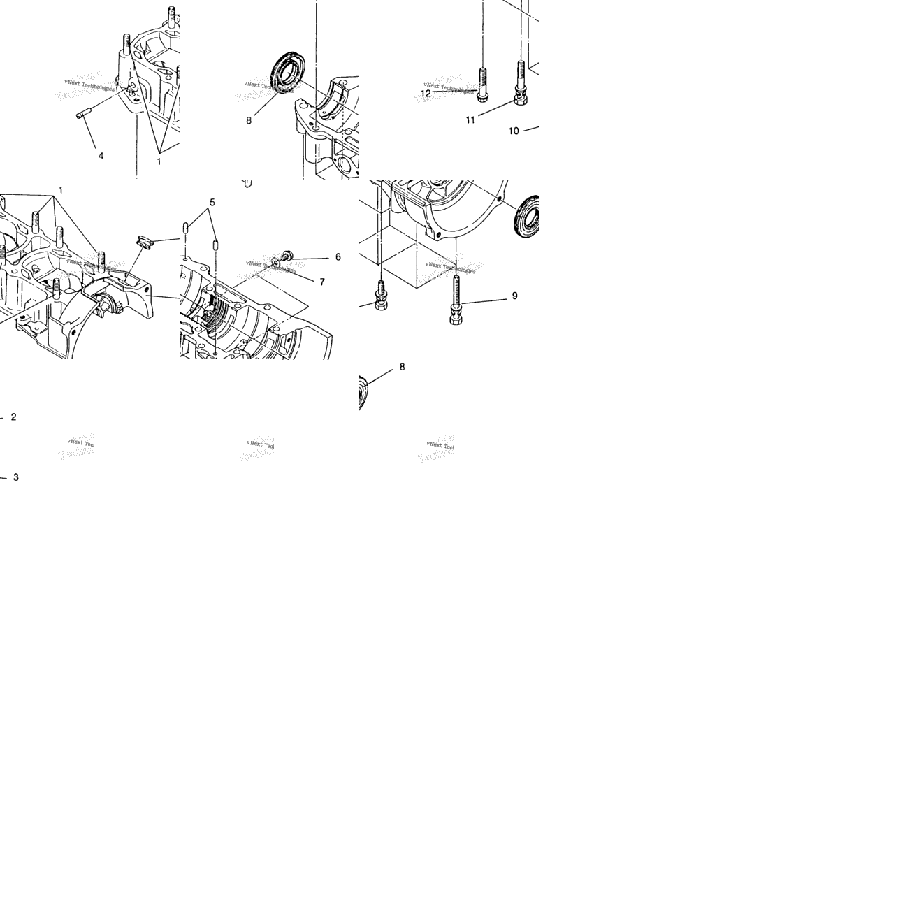 Crankcase Assembly 440 Xcr