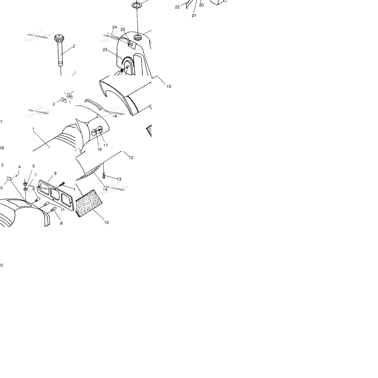 Seat & Gas Tank Assembly