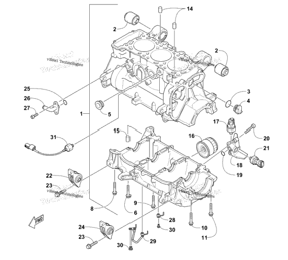 Crankcase Assembly