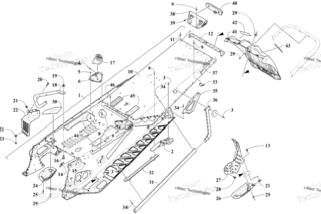 Tunnel And Snowflap Assembly