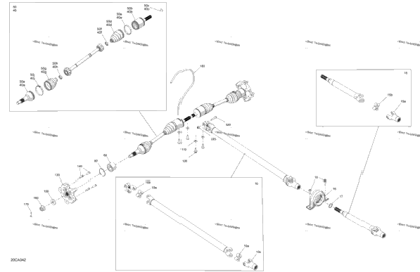 Drive - Front Section - Common Parts