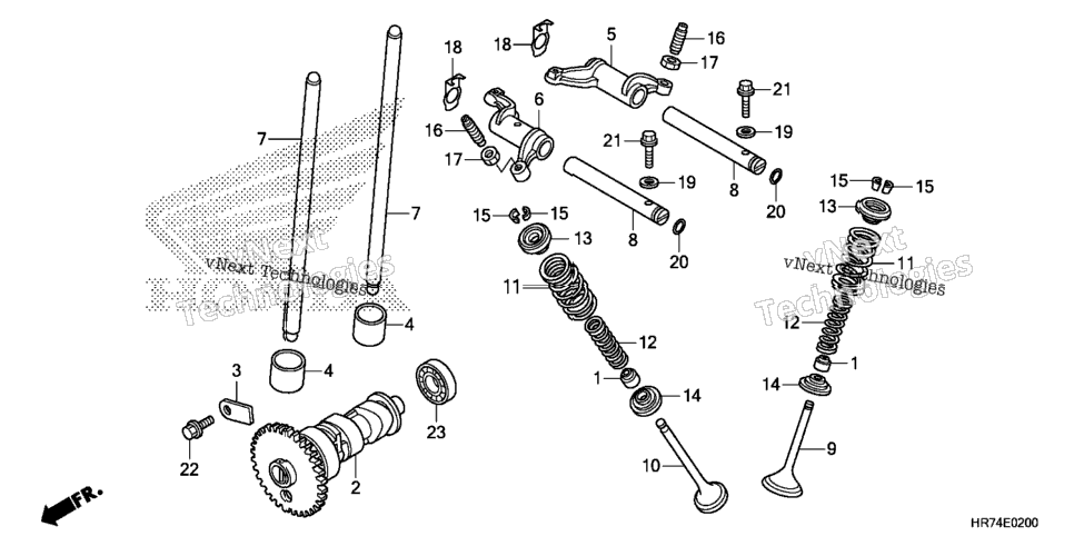 Camshaft + Valve