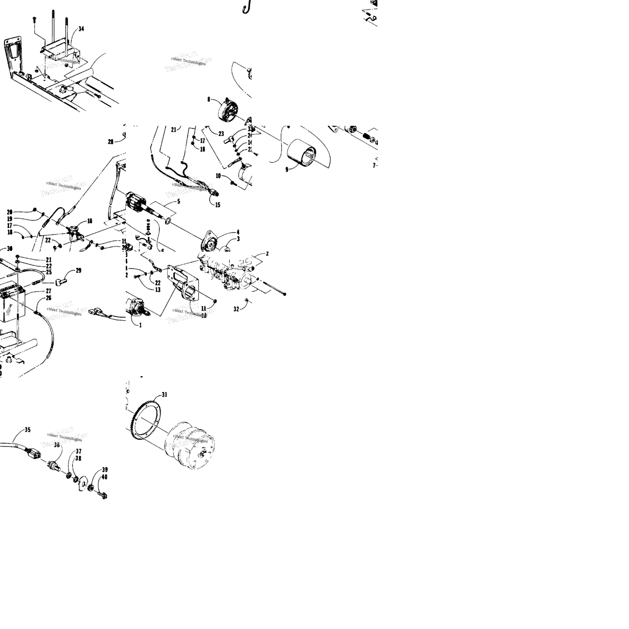 Electric Start Assembly