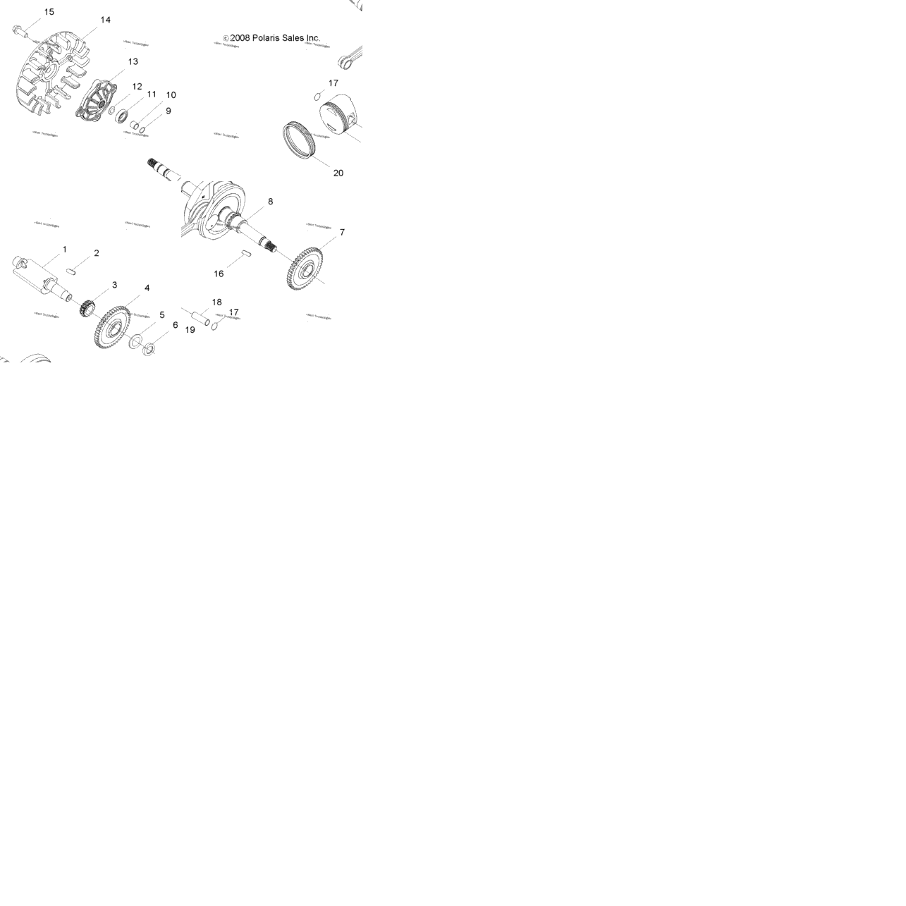 Engine, Crankshaft & Piston