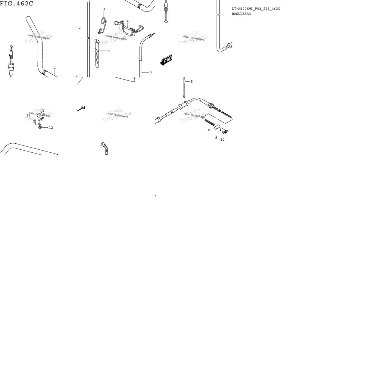 Handlebar (Lt-A500xpm3 P33)