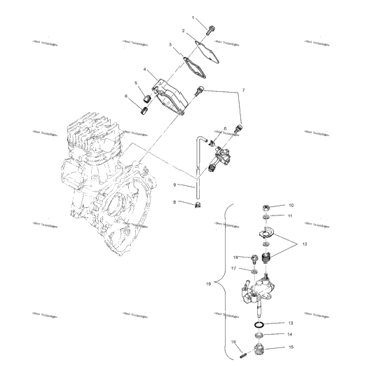Oil Pump W968540 (4935863586D003)