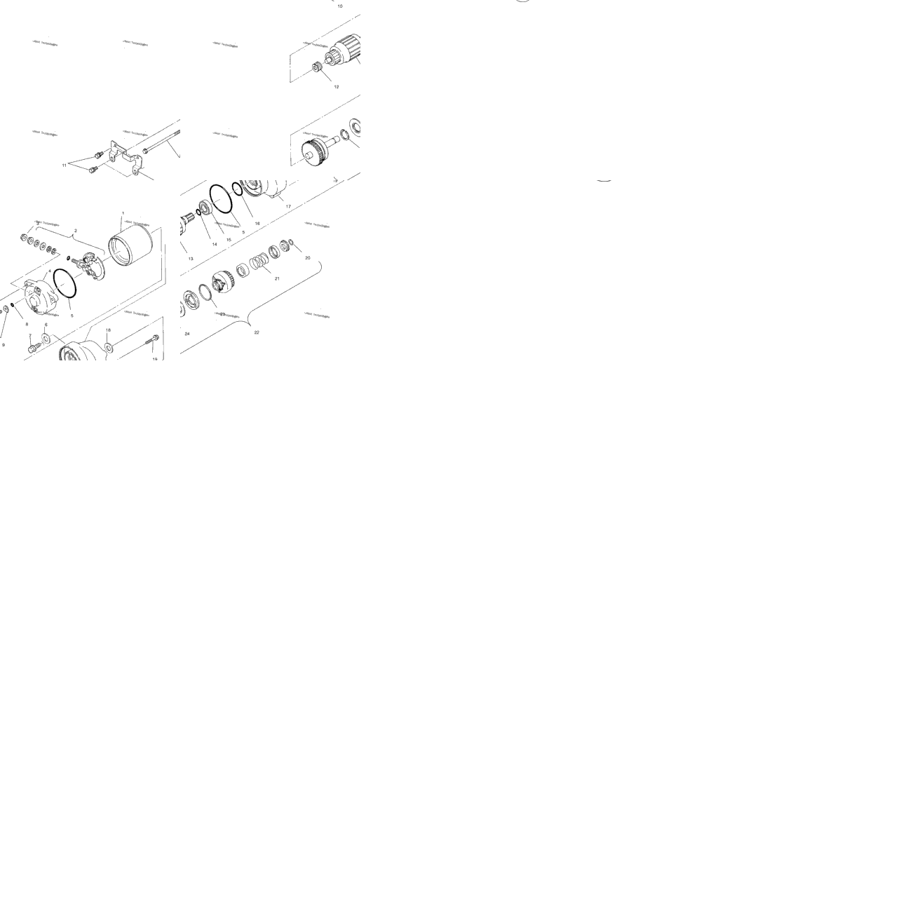Starting Motor (4935863586D010)