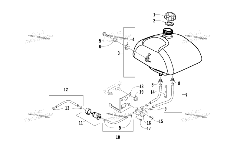 Gas Tank Assembly