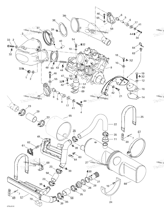 Engine Support And Muffler
