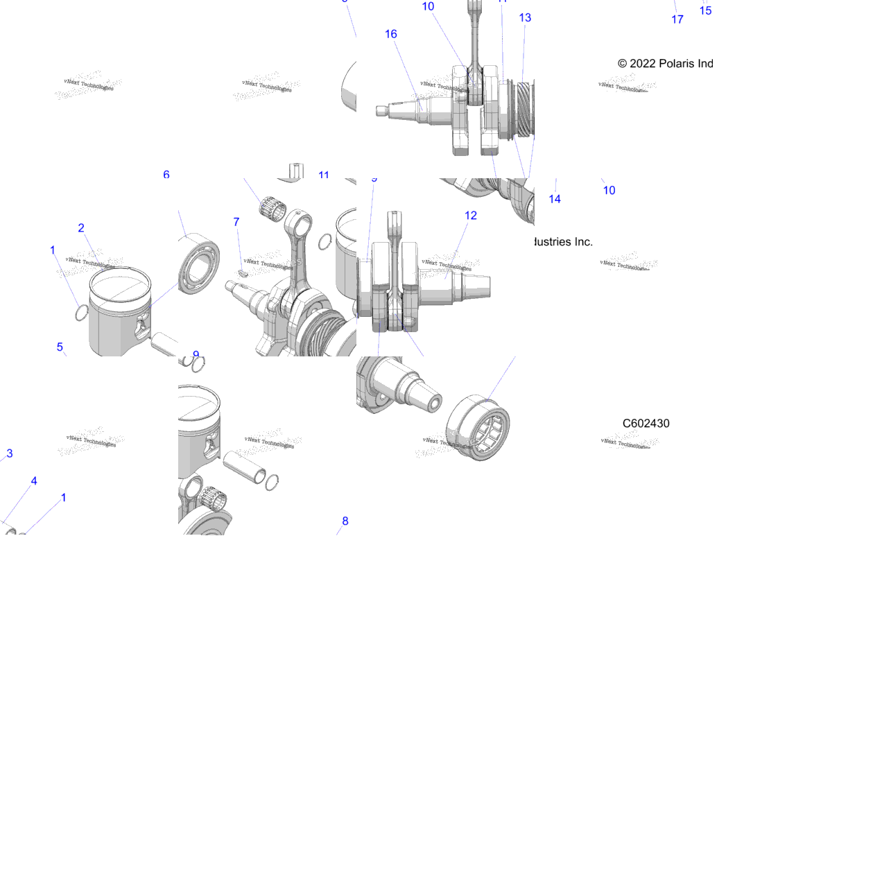 Engine, Piston & Crankshaft