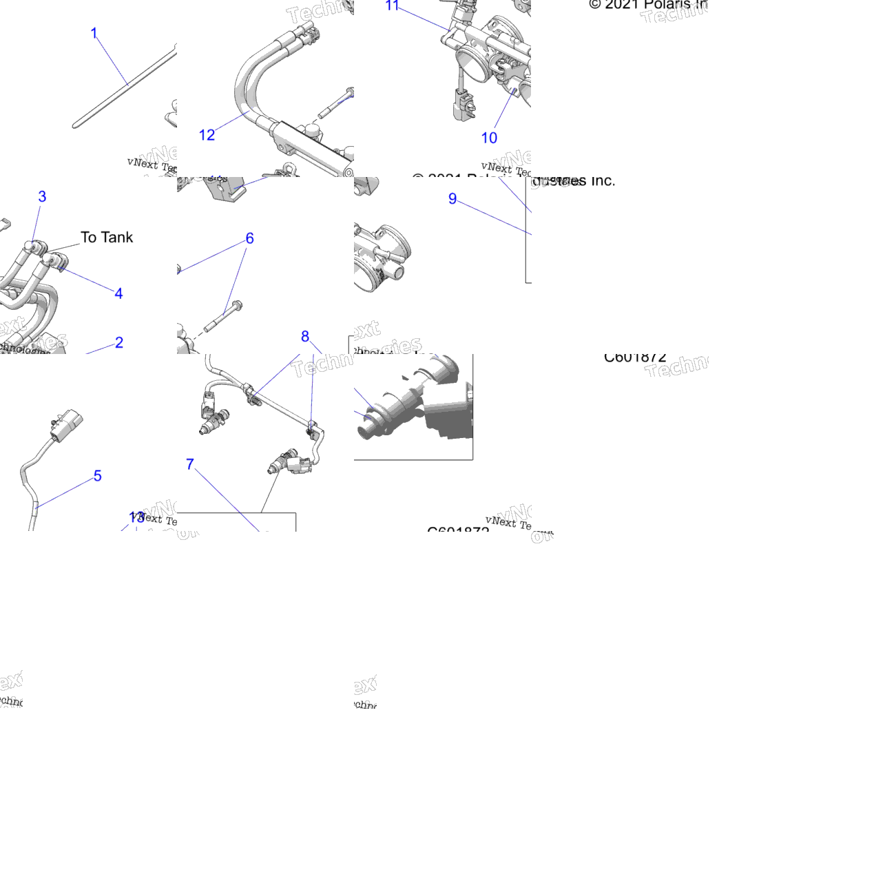 Fuel System, Rail, Lines & Throttle Body