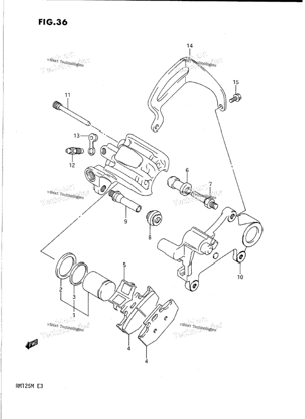 Rear Calipers (Model K)