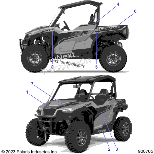 Body, Decals G24gxp99an/Bn
