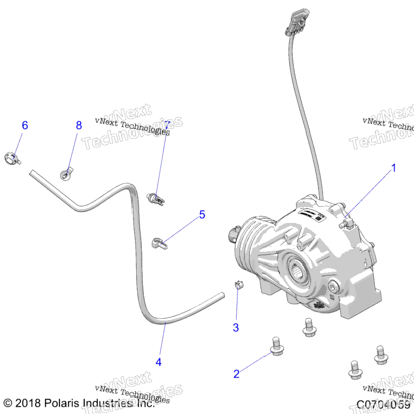 Drive Train, Front Gearcase Mounting G24gxp99
