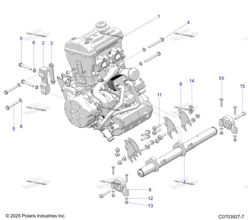 Engine, Mounting & Long Block