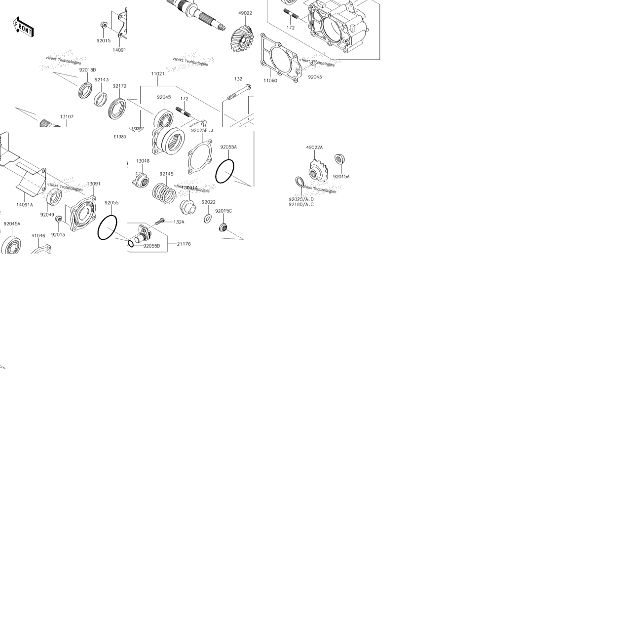 Bevel Gear Case