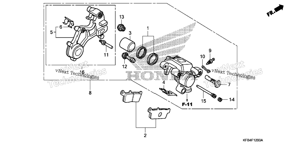 Rear Brake Caliper