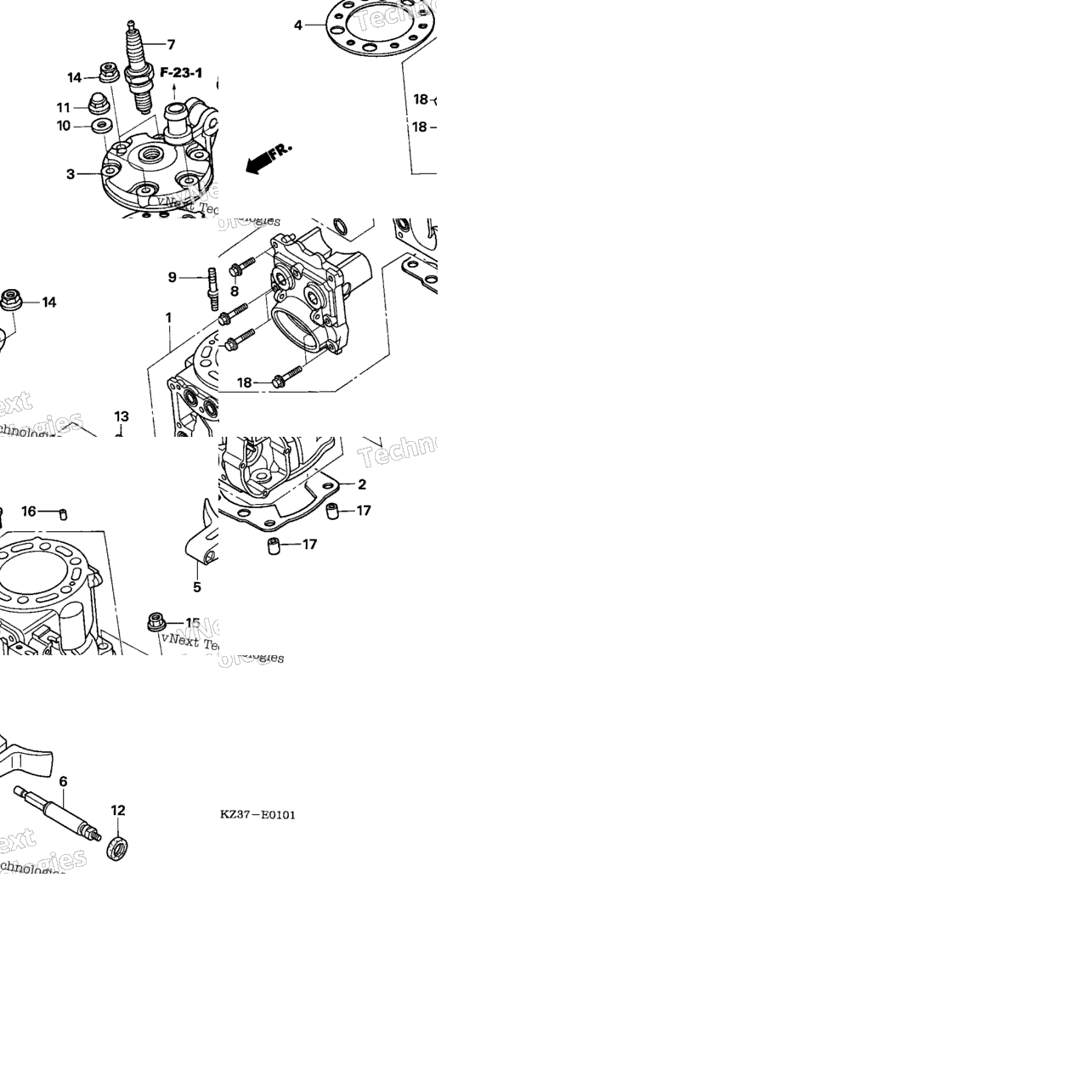 Cylinder + Cylinder Head ('05-'07)