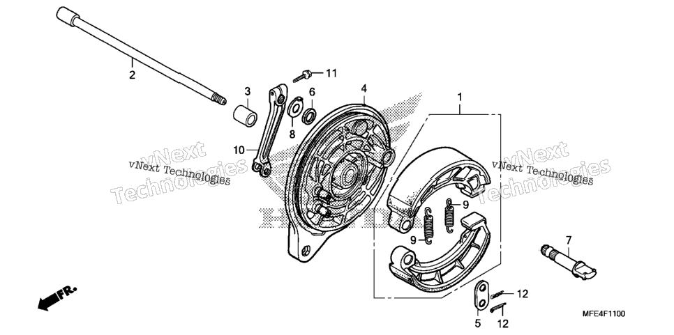 Rear Brake Panel