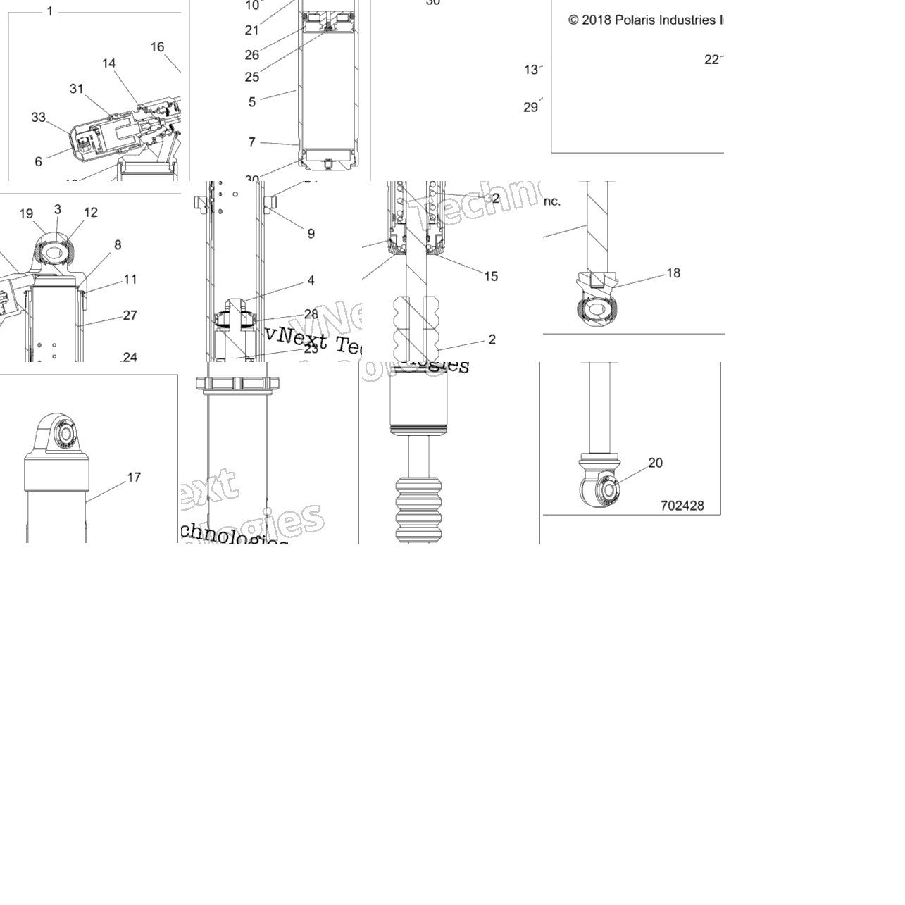 Suspension, Front Shock Internals