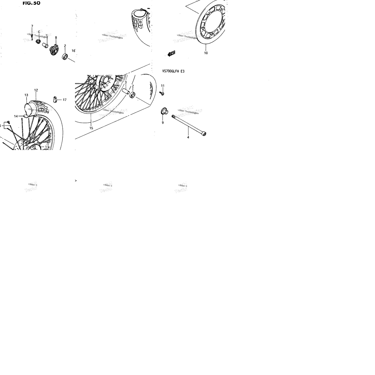 Front Wheel (Vs700glfg/Glpg)