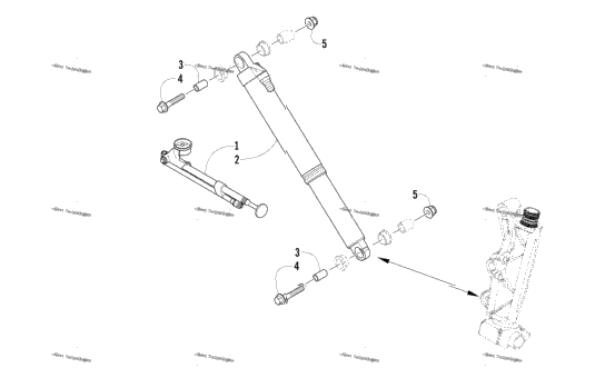 Front Suspension Shock Absorber Assembly
