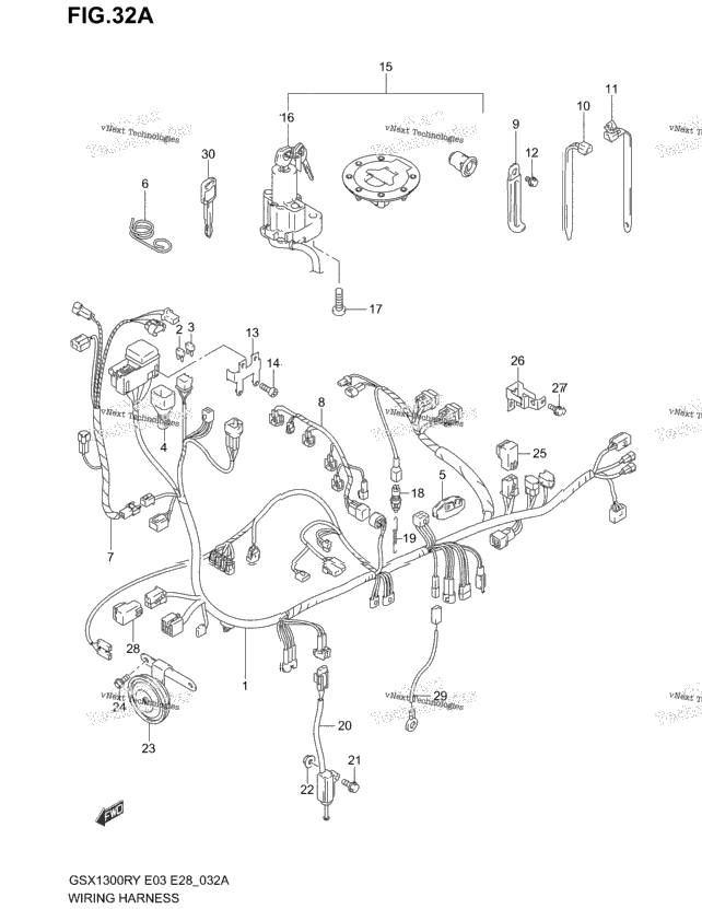 Wiring Harness (Model K3)