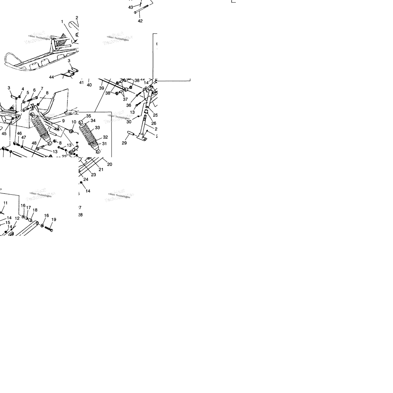 Front Suspension & Ski E980958