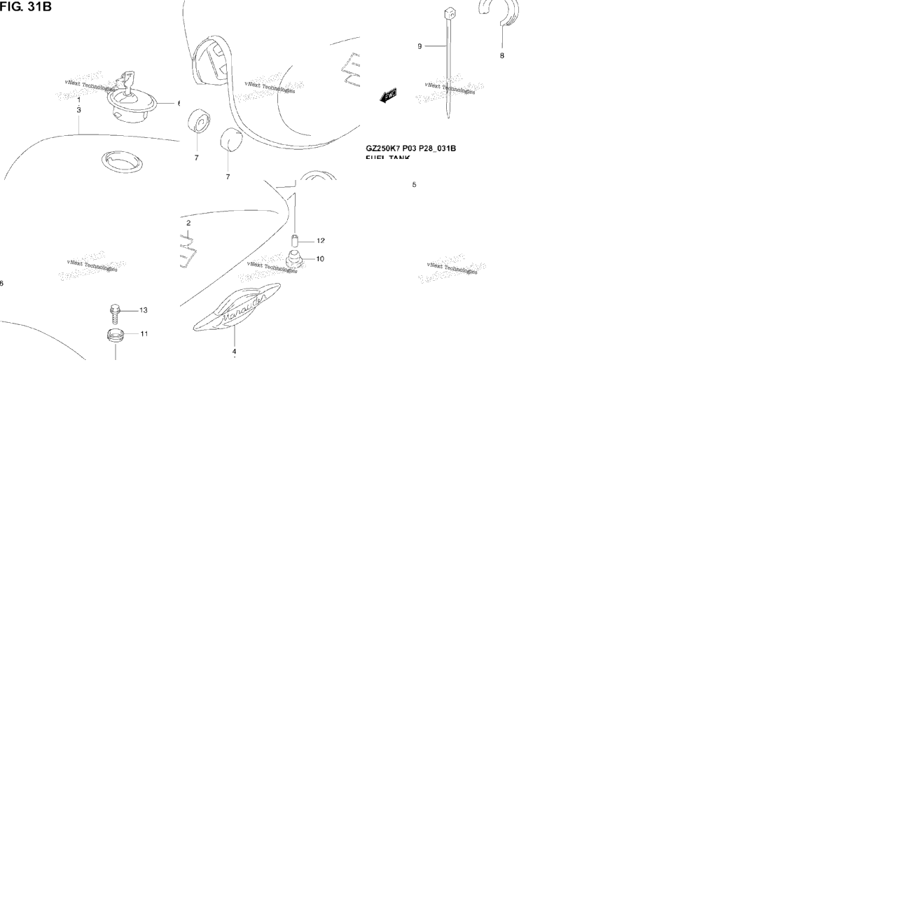 Fuel Tank (Model K5/K6)