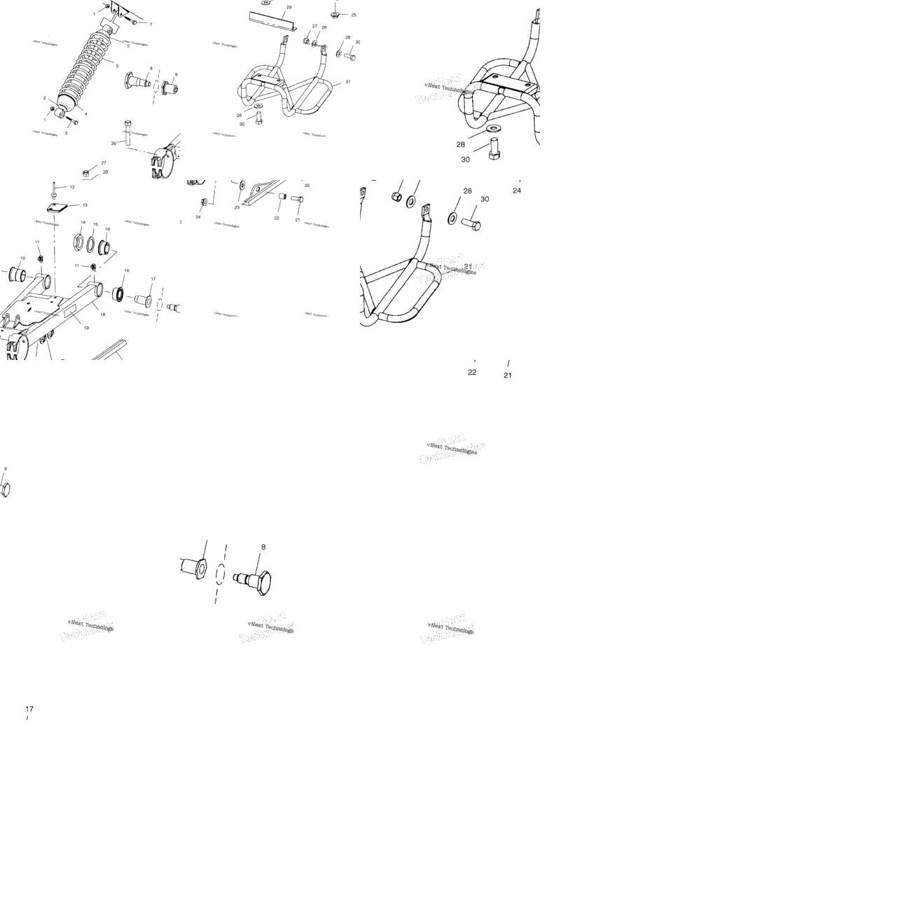 Swing Arm/Shock Mounting /Da