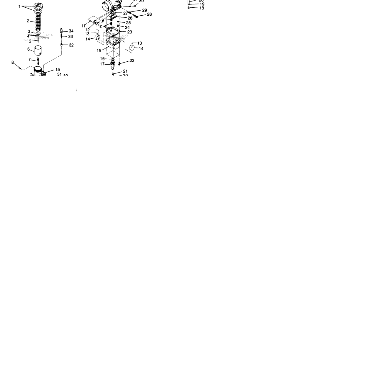 Carburetor 500 0972764, European 500 E972764, 500 Sks An (4938393839D003)