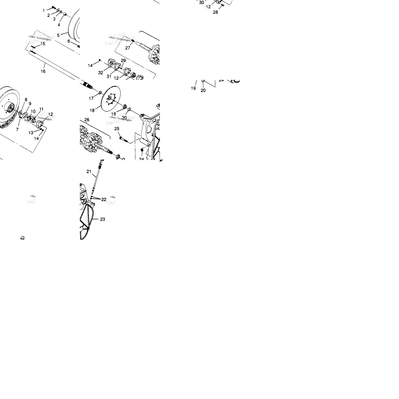 Drive Train 500 0972764, European 500 E972764, 500 Sks , European