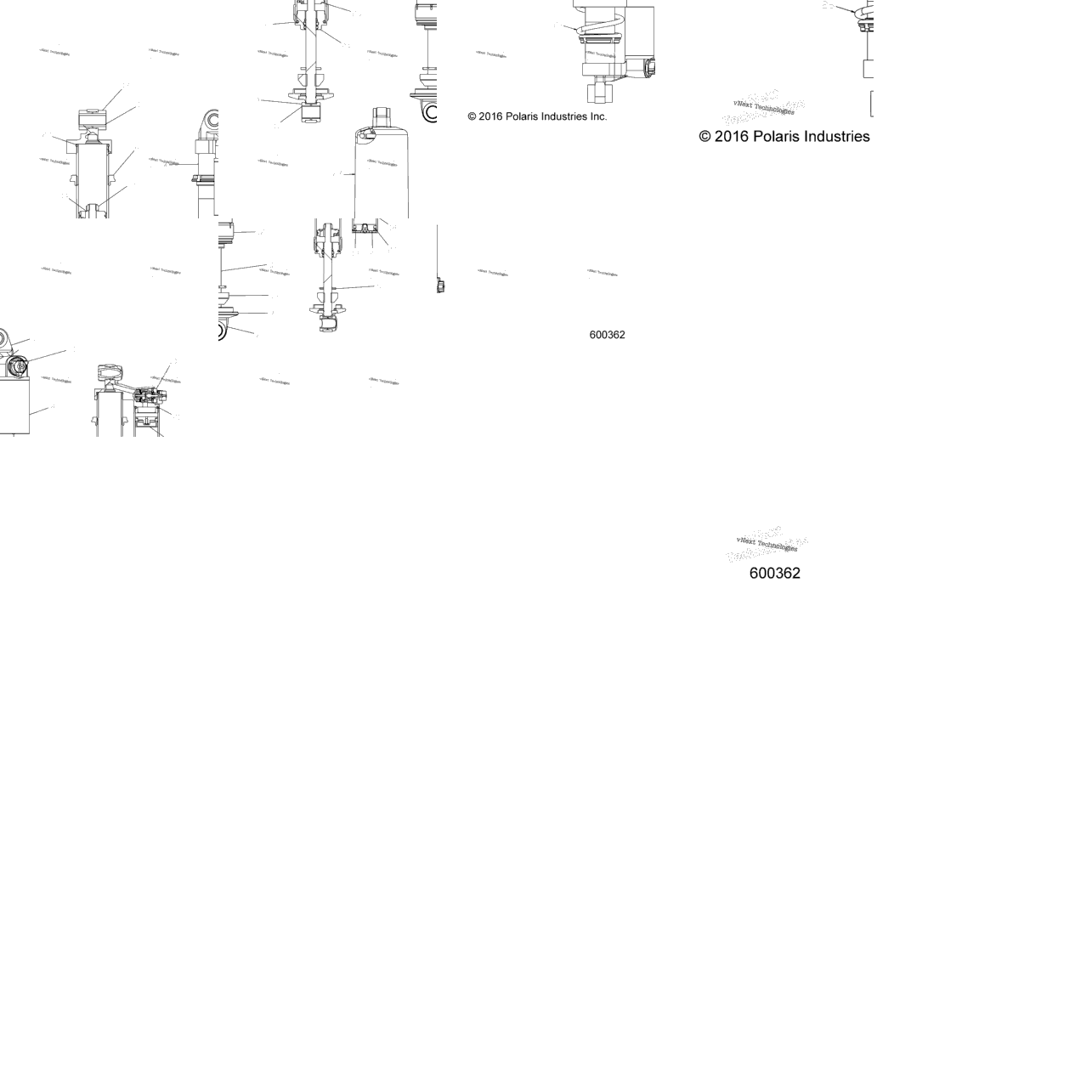 Suspension, Shock, Front Track All Options (600362)