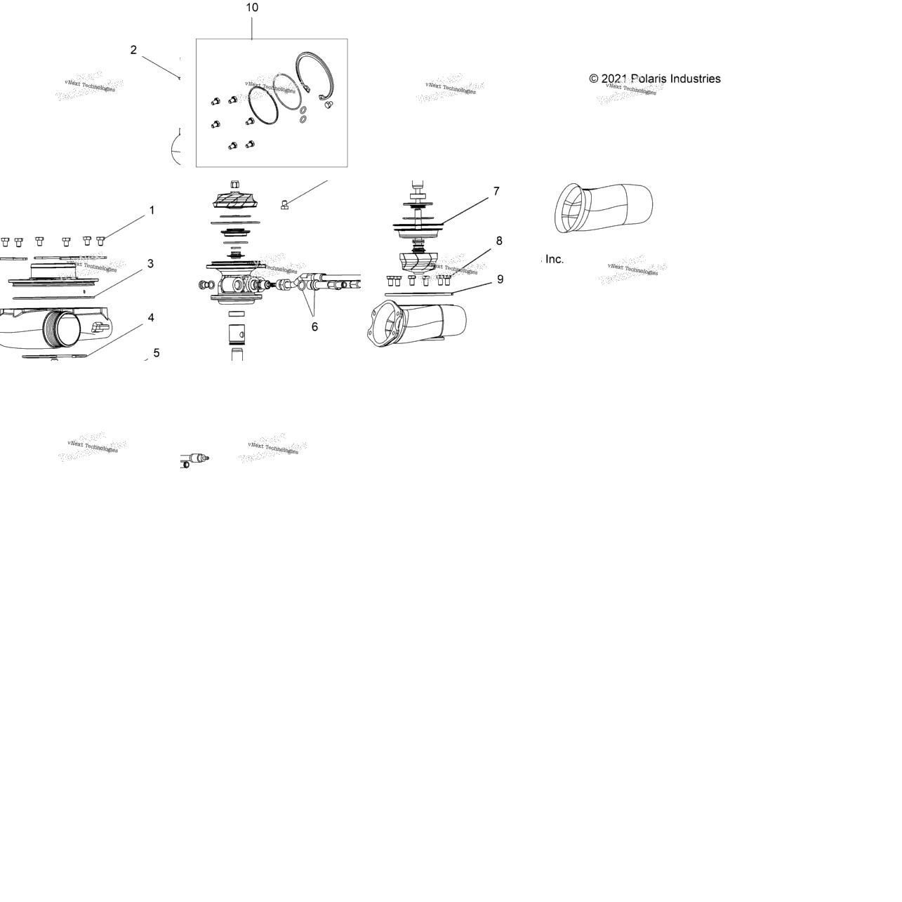 Engine, Turbo Assembly