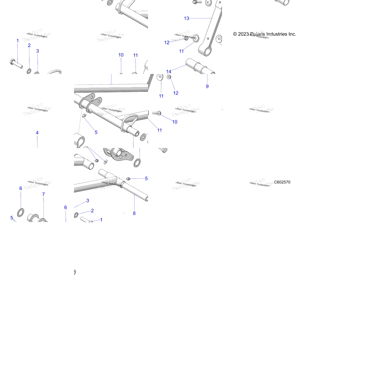 Suspension, Torque Arm, Front