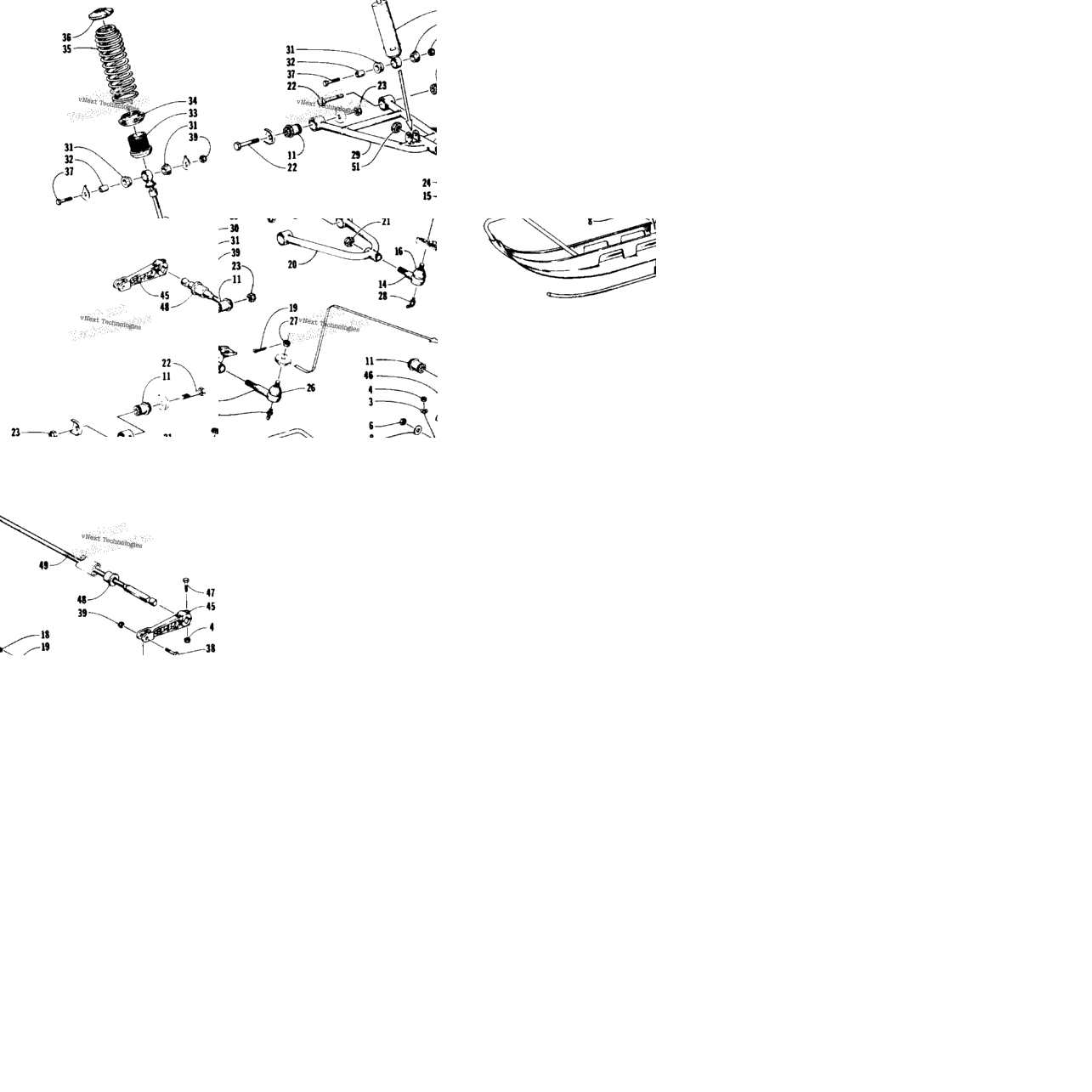Ski And Front Suspension