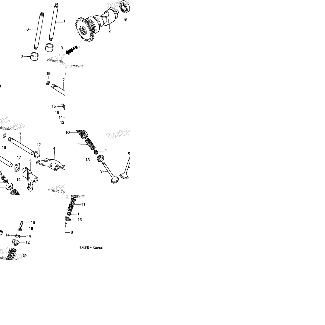 Camshaft + Valve