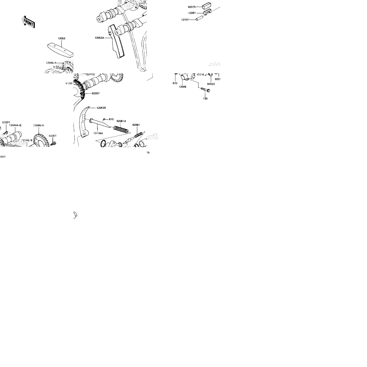 Camshafts/Chain/Tensioner