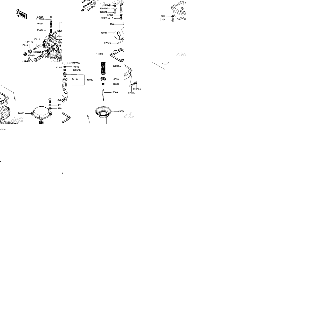 Carburetor Parts (Kz1000-R1)