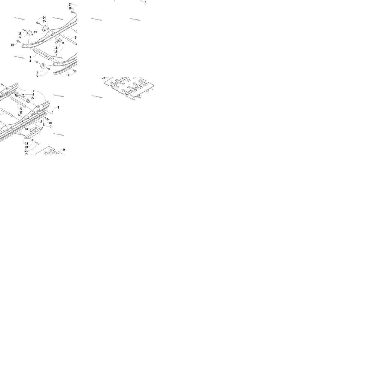 Slide Rail And Track Assembly