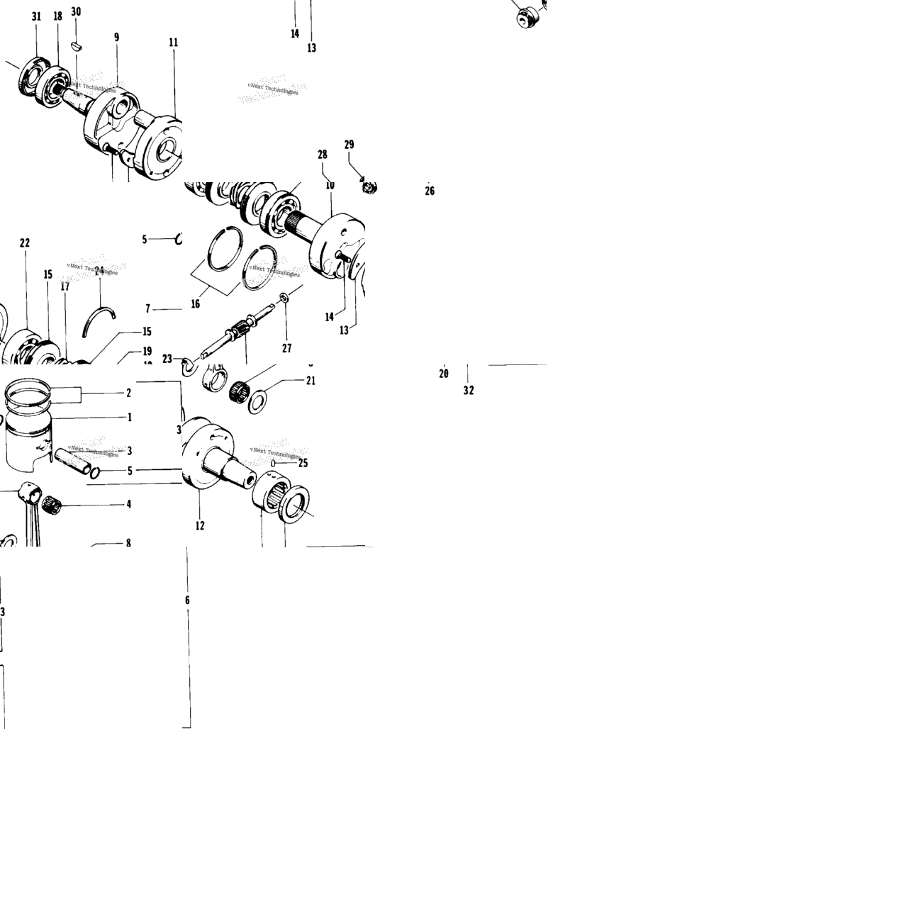 Piston And Crankshaft