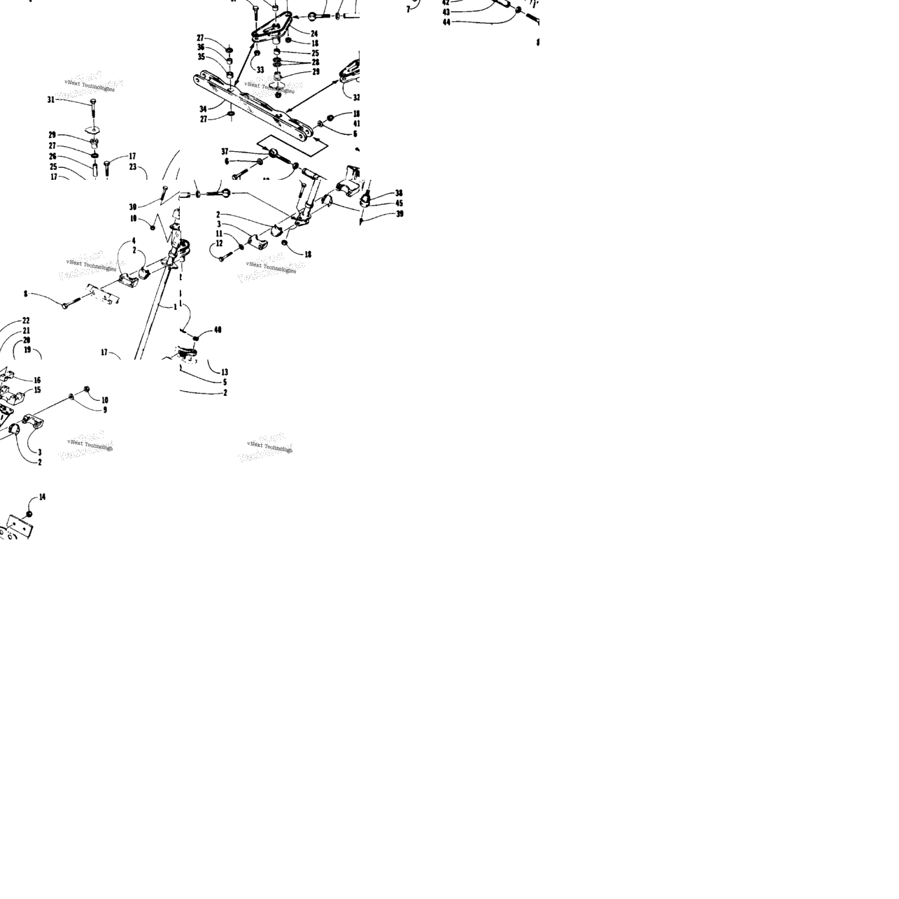 Tie Rod/Steering Post Assembly