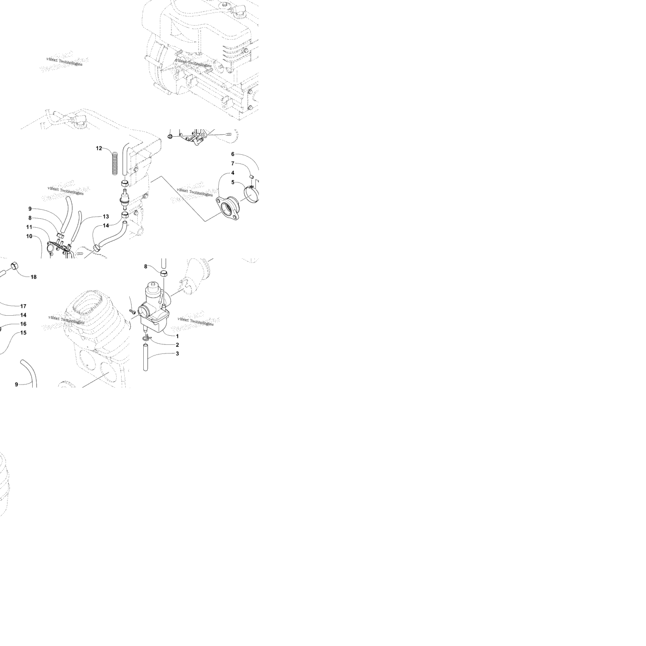 Carburetor And Fuel Pump Assembly