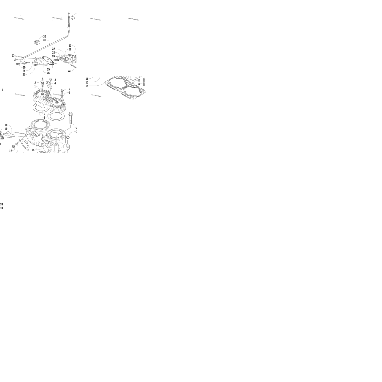 Cylinder And Head Assembly